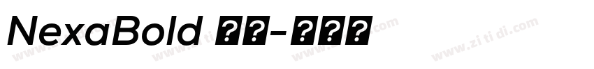 NexaBold 粗体字体转换